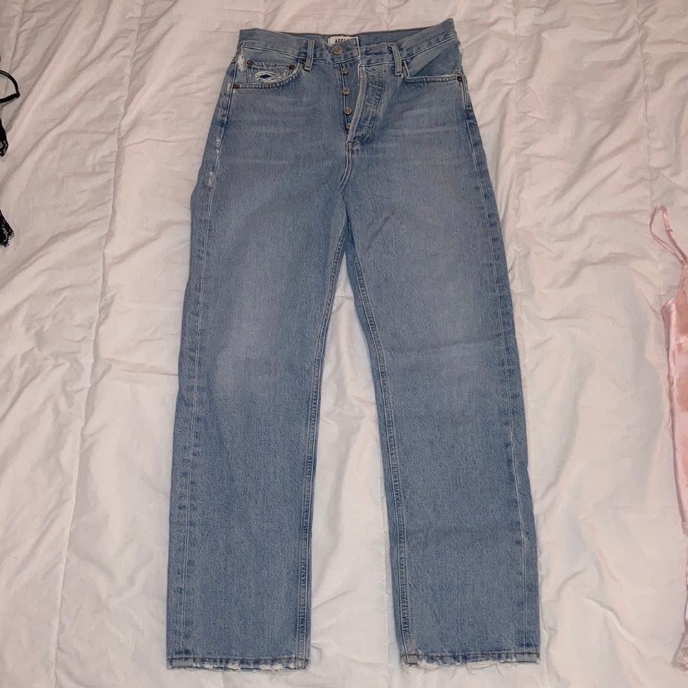 Agolde 90s Mid Rise Loose Fit Jeans in Snapshot